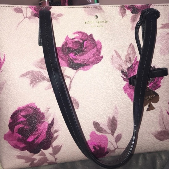 Kate Spade Hawthorne Lane Rose Large Tote Bag ❤️ - Picture 15 of 16